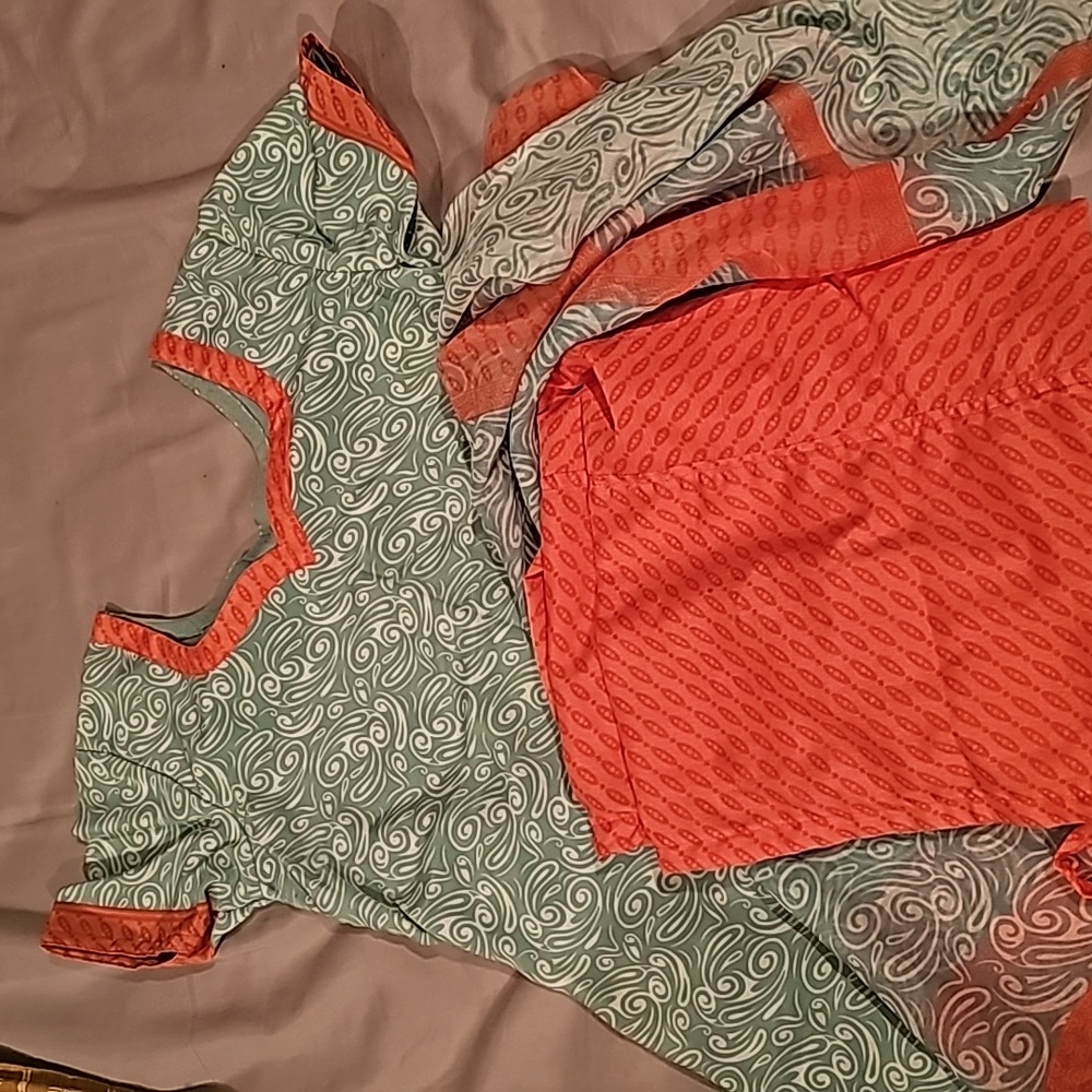 Kurta with pant and dupatta 32"